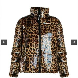 Juicy Couture Black Label | High Gloss Leopard Coat